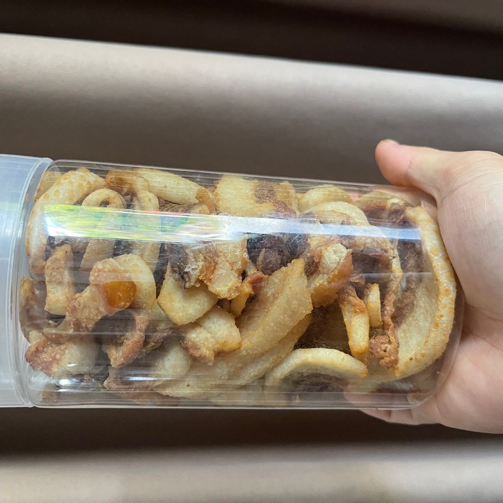 Tóp mỡ lạc nọng lợn đen 500g