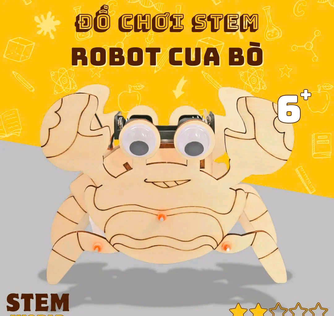 Combo 10 Bộ Stem lắp ghép gỗ Tặng màu