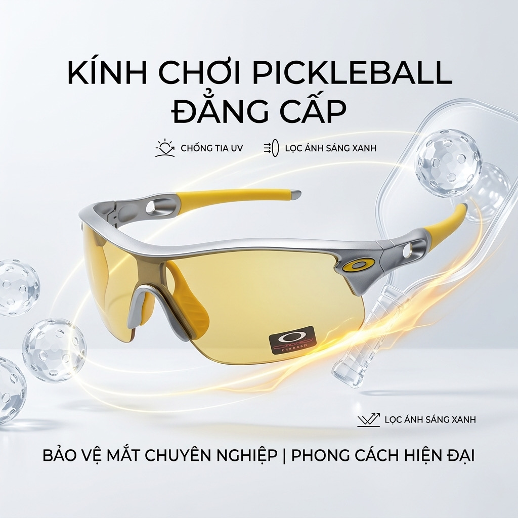 Kính thể Pickleball, tròng phân cực chống chói