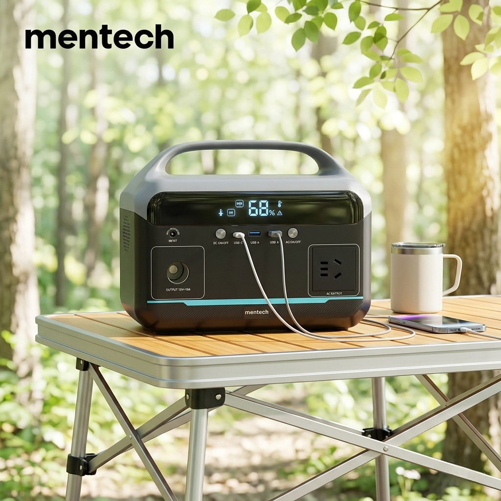 Trạm sạc MENTECH 300W MT300M1 dung lượng 192Wh, ouput AC 220v