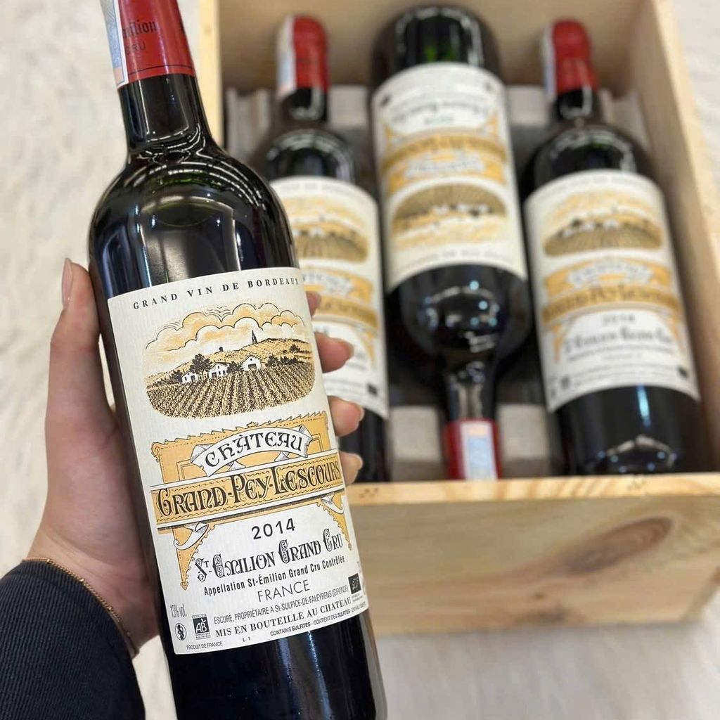 (Rượu Vang Pháp) Saint-Émilion Grand Cru Château Grand-Pey-Lescours 2014