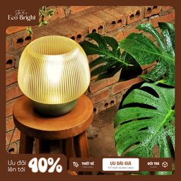 Đèn Trang Trí Petit Mushroom Trong Suốt Decor Góc Làm Việc