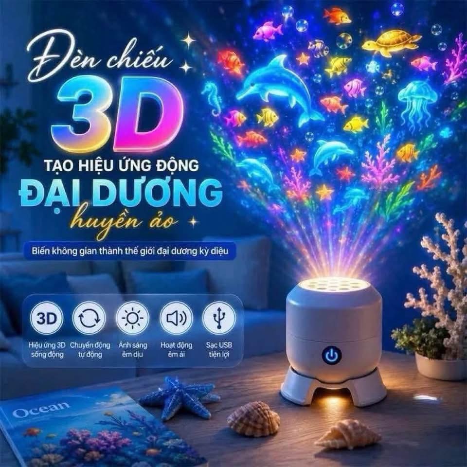 Máy chiếu 3D đại dương