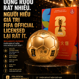 Bóng rượu Ngũ Lương Dịch liên danh FIFA Worldcup 2026 phiên bản giới hạn