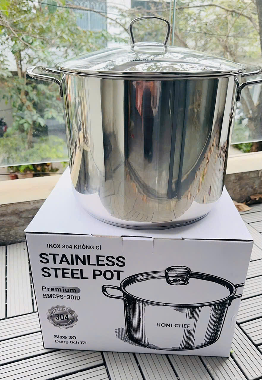 NỒI LUỘC GÀ SZ 30CM - HOMI CHEF