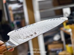Thái Nhật Takayuki, siêu phẩm, hàng cao cấp full box, thép Damascus xịn sò