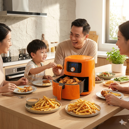 Nồi chiên không dầu thông minh Xiaomi Lydsto XD-ZNKQZG03 - bản quốc tế, có kết…