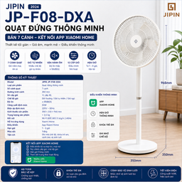 Quạt cây JIPIN JP-F08-DXA, điều chỉnh độ cao, dùng app điều khiển, công suất 50w