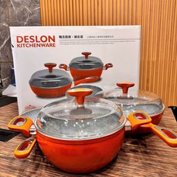 Bộ Nồi Chảo Chống Dính Deslon Kitchenware - dùng được cho bếp từ, ko chứa PFOA…