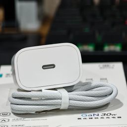 Bộ sạc nhanh GaN 30W TARGEEHAM- kèm cáp sạc dây dù C to C