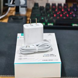 Bộ sạc nhanh GaN 30W TARGEEHAM- kèm cáp sạc dây dù C to C