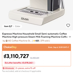 Máy pha cà phê Espresso hãng ZZUOM cafe
