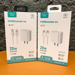 Bộ sạc nhanh PD 20W TARGEEHAM chân C kèm cáp C to C - chính hãng