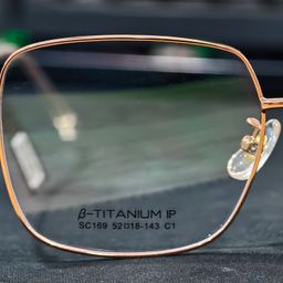 Kính mắt Titanium cao cấp hãng SEROVA SC169, gọng kính cận, chất liệu Titan si…