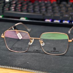 Kính mắt Titanium cao cấp hãng SEROVA SC169, gọng kính cận, chất liệu Titan si…