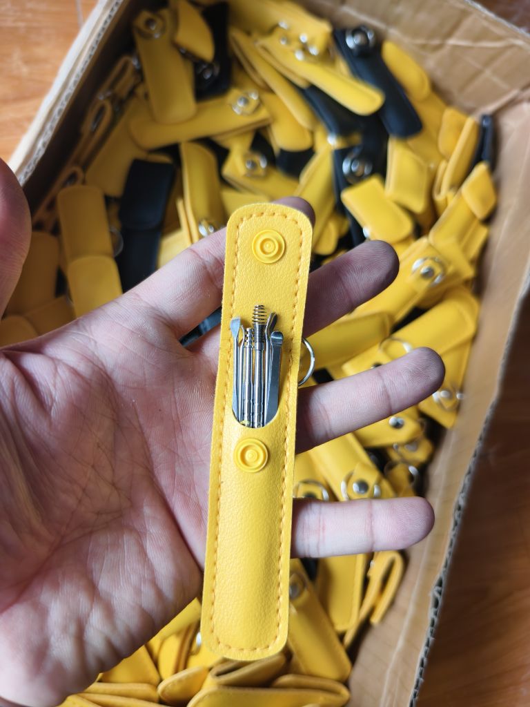 SET Dụng Cụ Lấy Ráy Tai 6 món Bằng Thép Không Gỉ Kèm Túi Đựng màu ngẫu nhiên