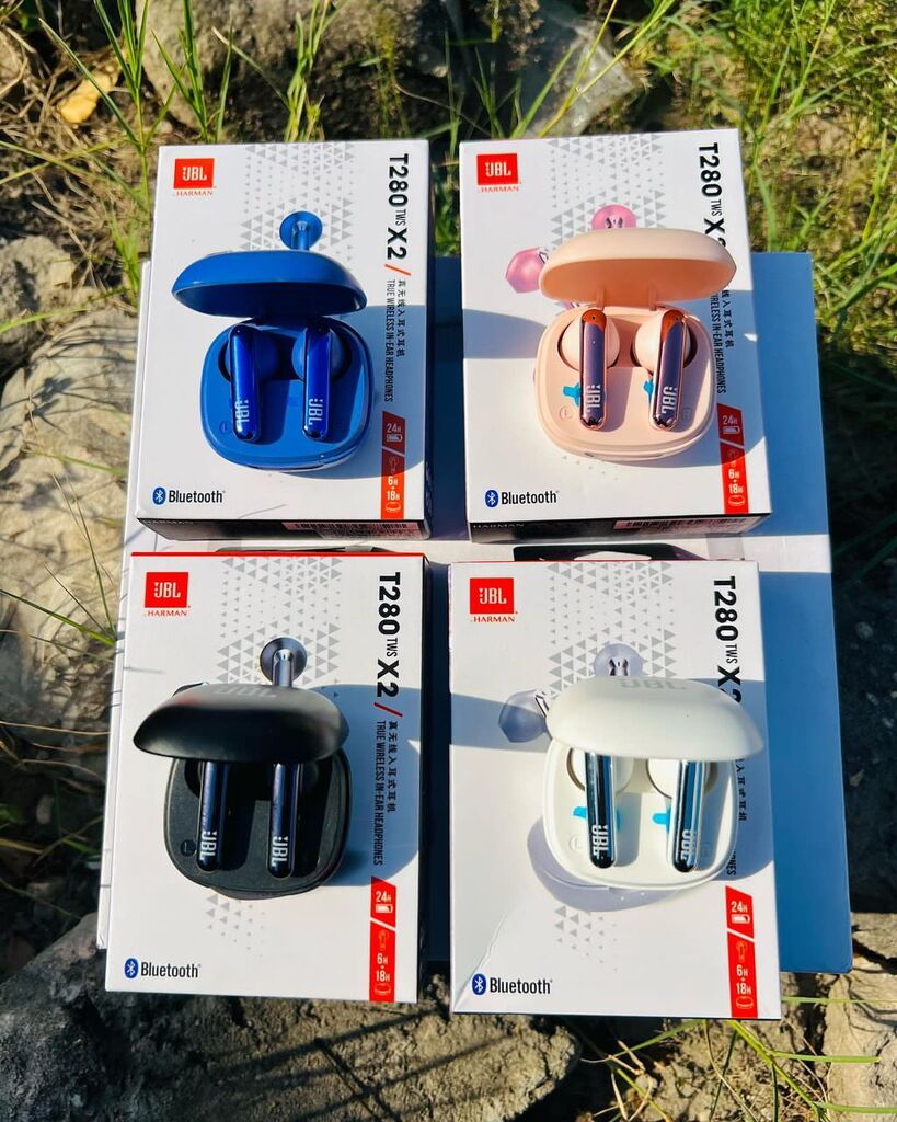 Tai nghe Bluetooth TWS hãng JBL T280TWS X2 - Màu đen