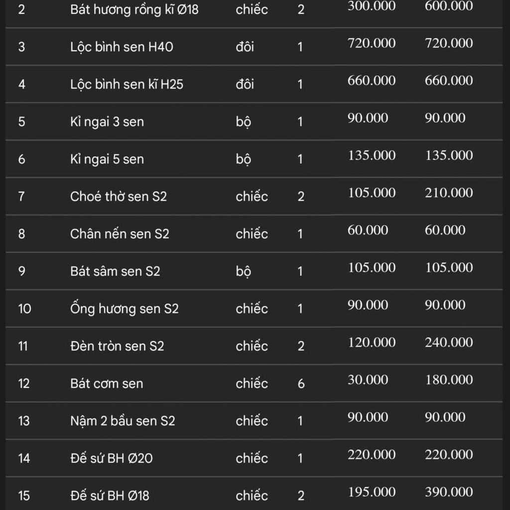 Ban 1m75 men trắng Bát Tràng