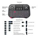 Bàn phim mini khổng dây di chuột dùng androi tivi thông minh máy tính
