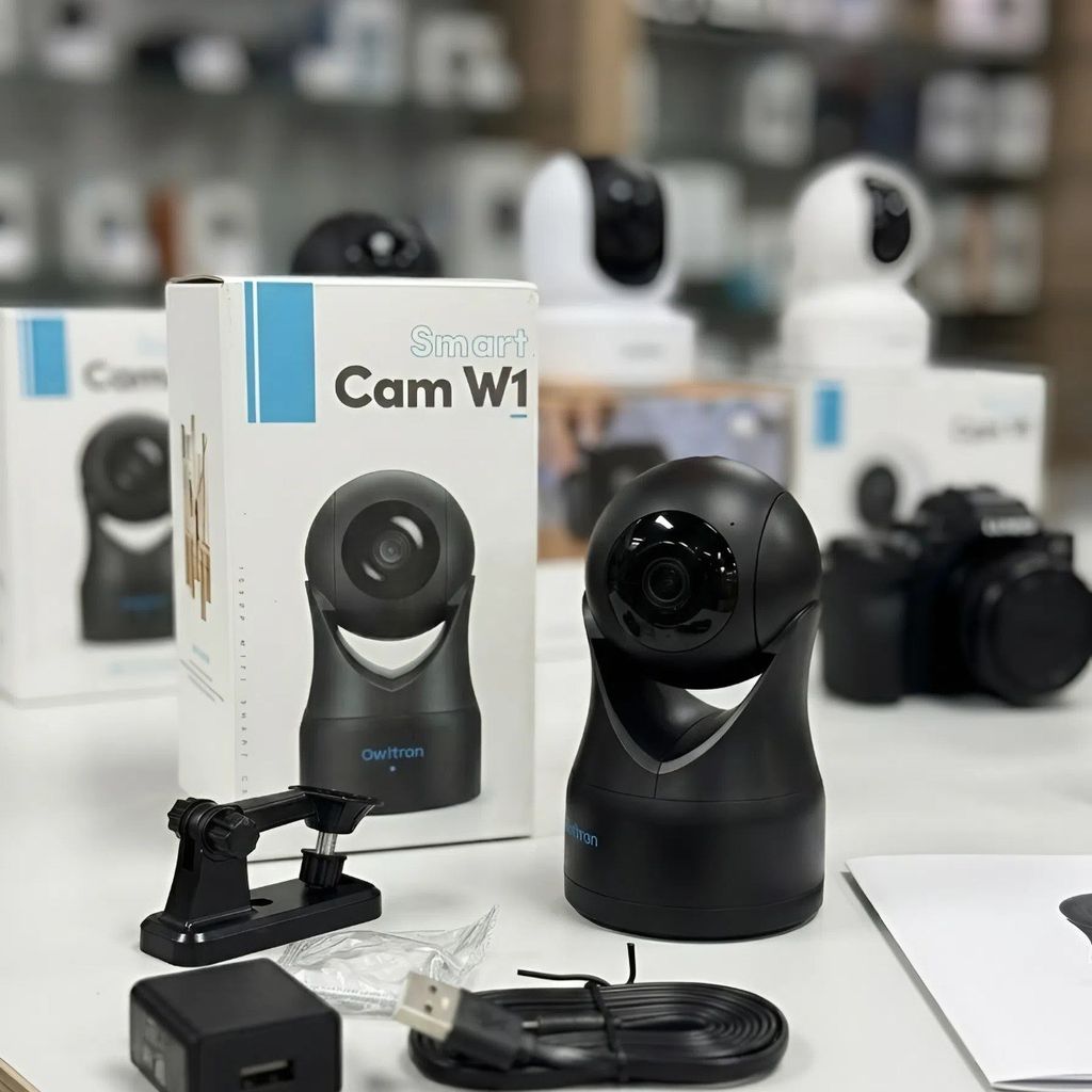 Camera Xoay An Ninh Thông Minh Owltron 1080P ( Hàng Mỹ )-Tương thích Amazon Alexa & Google Assistan