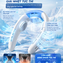 Quạt Đeo Cổ (Portable Neck Fan) Phiên Bản Sanrio Cao Cấp - Làm Mát Kép - Hoạt Động Siêu Êm