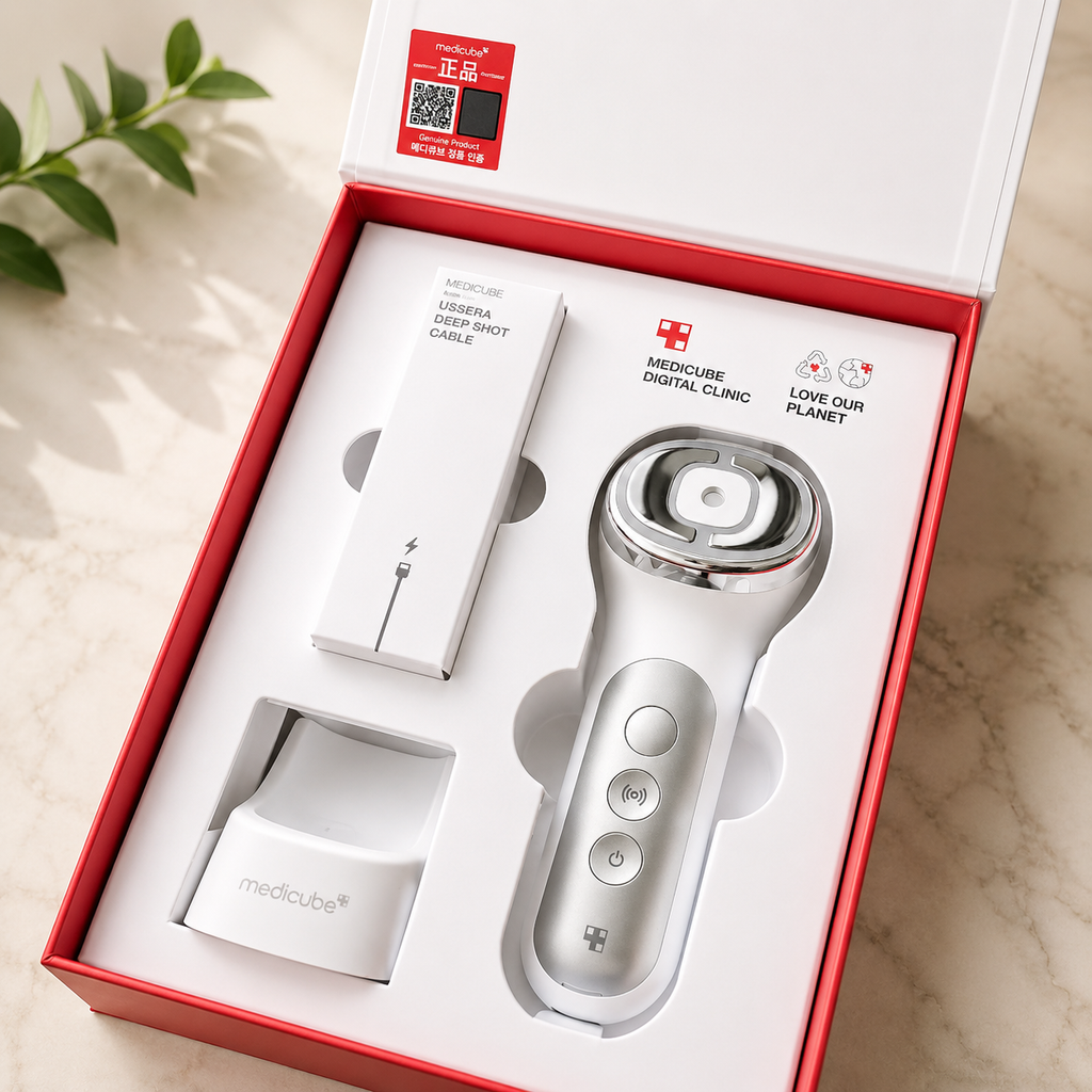 Máy Làm Đẹp Medicube Chính Hãng – Thiết Bị Tăng Sinh Collagen AGE-R USSERA DEEF SHOT