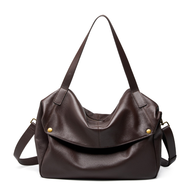 Túi Tote Da Hobo Nữ Đeo Vai Kẹp Nách Da Bò Cao Cấp Cho Nàng Đi Học Đi Làm Size 36 Ladysam LDS2957
