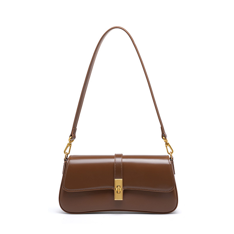 Túi Xách Nữ Kẹp Nách Đeo Vai Phong Cách Baguette Niche Thời Trang Công Sở Size 26 LADYSAM LDS2517
