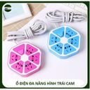 điện trái cam dây dài 1m có chân sạc USB ( màu giao ngẫu nhiên)