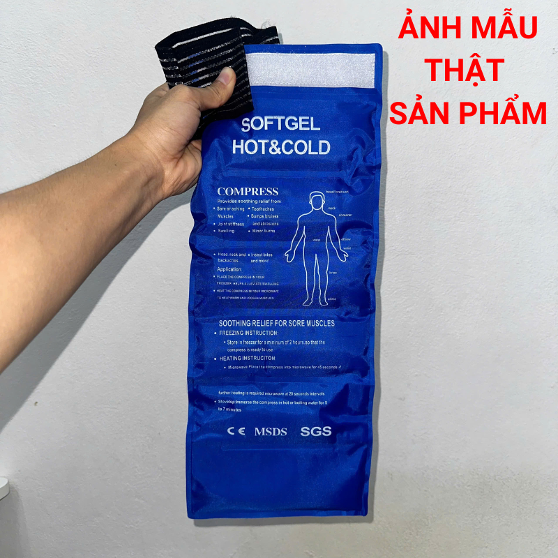 Túi Gel Chườm Nóng Lạnh ROVIX Giảm Đau Sau Khi Chơi Thể Thao