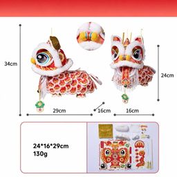 (Loại xịn mắt có kim tuyến) Đèn lồng trung thu - Lân Rồng Cá Chép Meike