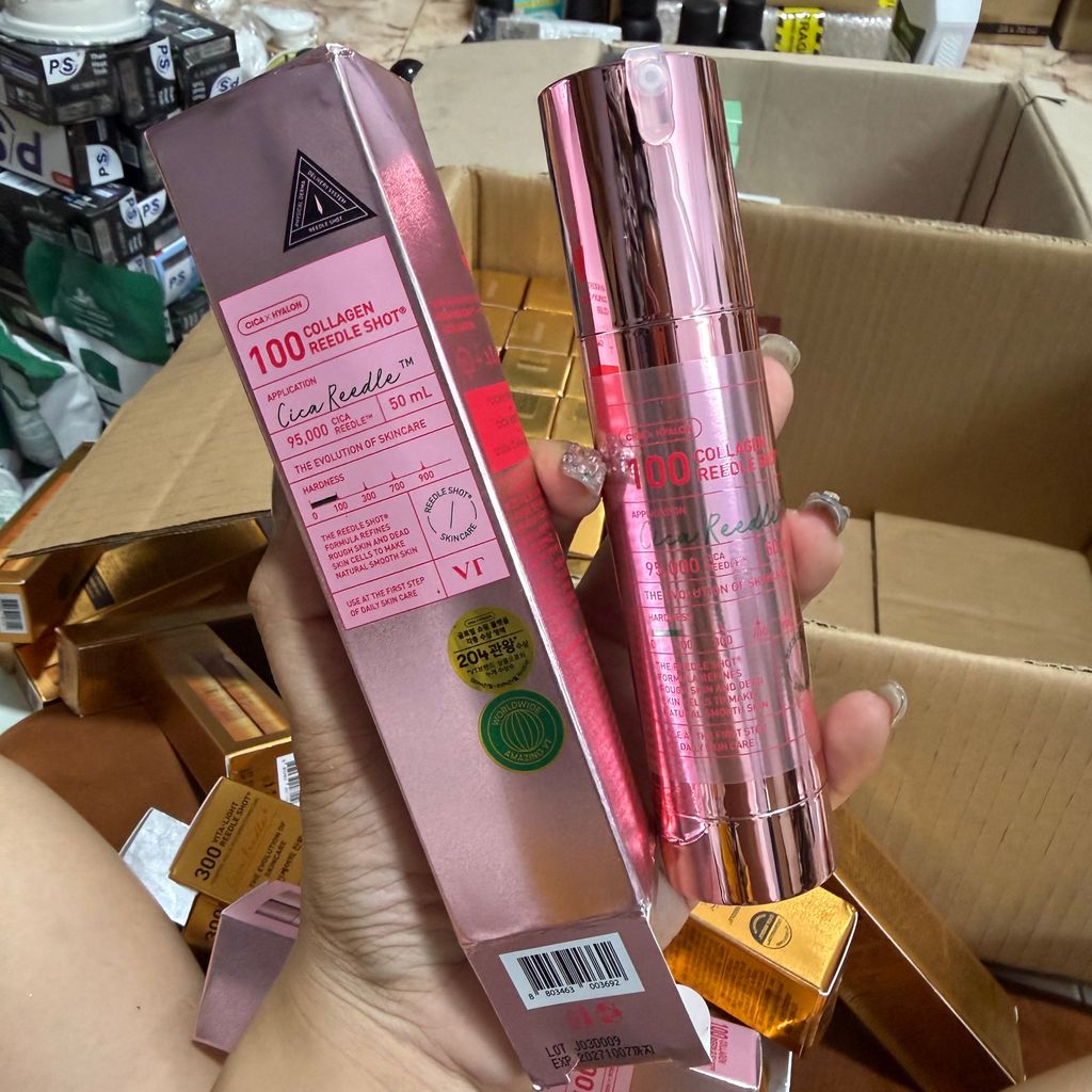 ￼[VT] Collagen REEDLE SHOT 100/300 Cải Thiện Làn Da trắng sáng ( hồng )