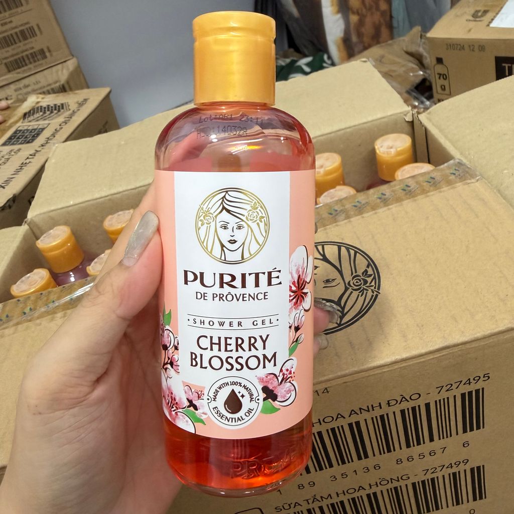 Thùng 24c sữa tắm Purite 250ml