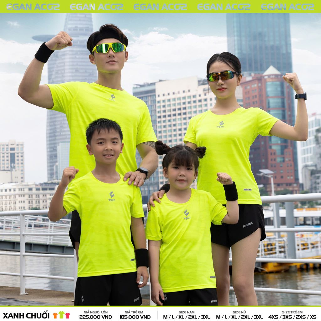 Áo Pickleball thể thao đa năng Egan AC02 - Gia đình - Vải dệt cao cấp thoáng khí