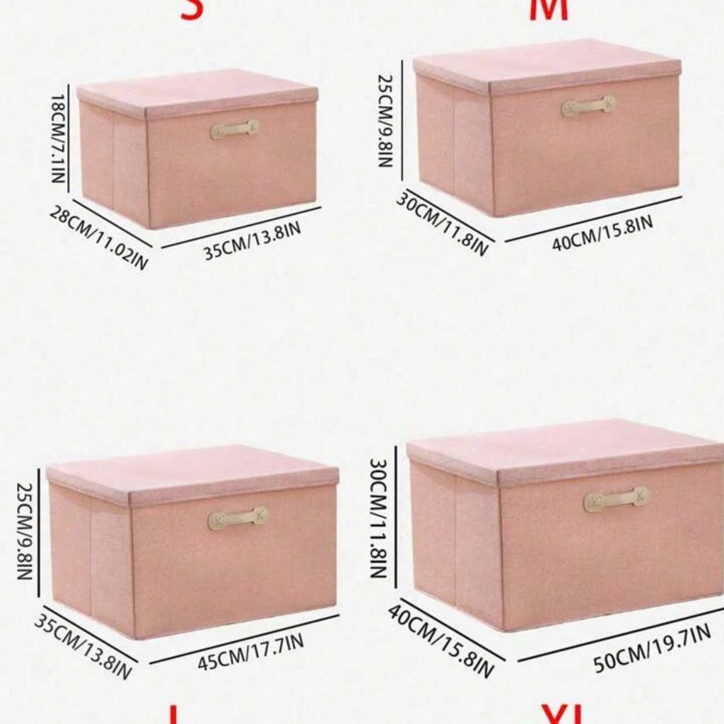 Hộp Vải Đựng Quần Áo Xuất Hàn Quốc – Khung Siêu Chắc Chắn