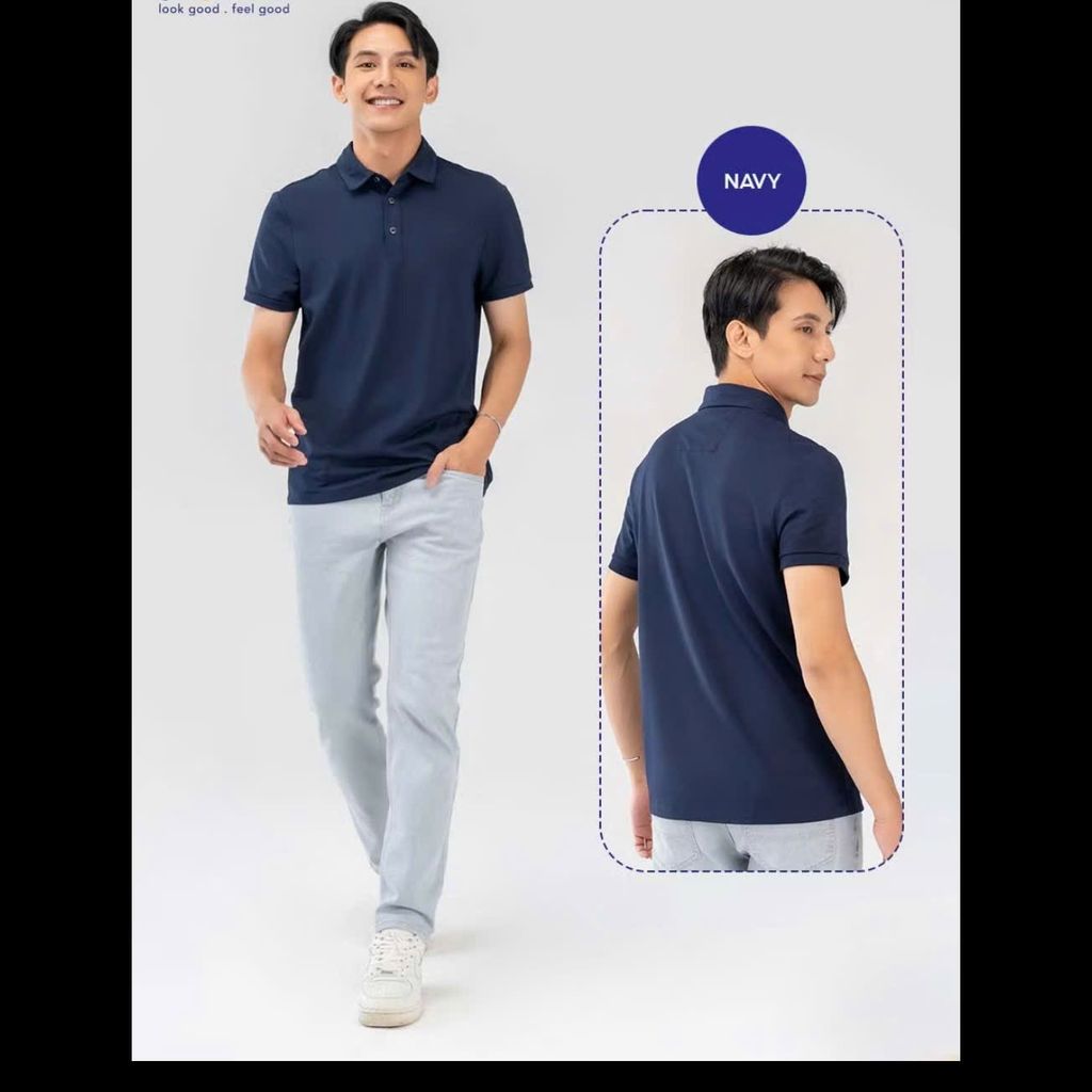 Áo POLO YODY MÀU XANH THAN