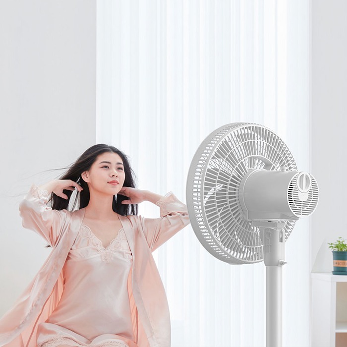 Quạt cây đứng 9 cánh XIAOMI Viomi VXFS12A-J, có thể tăng giảm chiều cao
