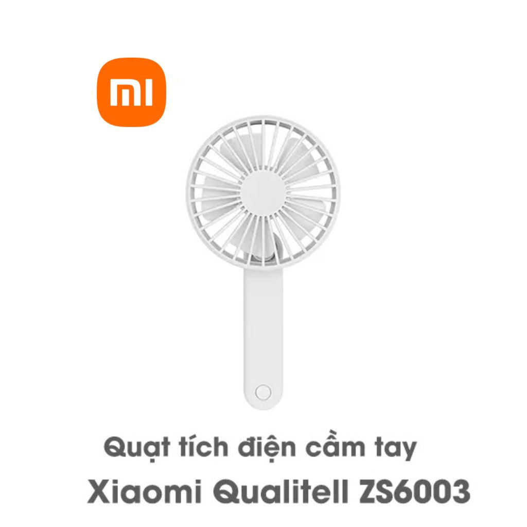 Quạt Cầm Tay XIAOMI Qualitell ZS6003, tích điện, có thể gập gọn, 3 chế độ gió