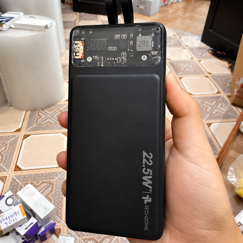 Sạc dự phòng TZ100 dung lượng 20000mah sạc nhanh 22.5W