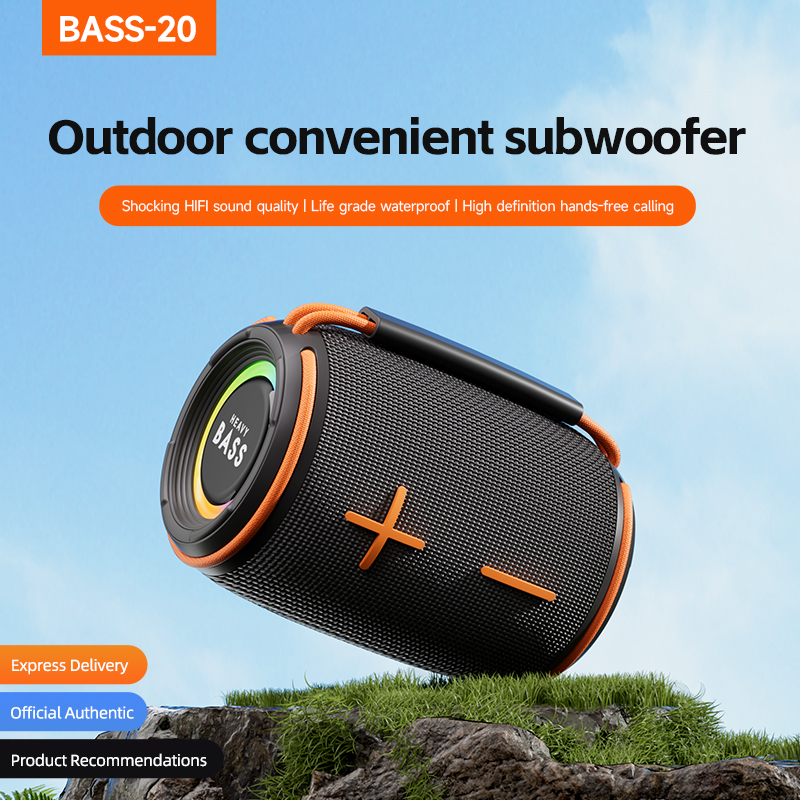 Loa bluetooth Heavy Bass 20 công xuất 8W