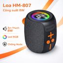 Loa bluetooth HM 807 Không Dây Kết Nối 2 Loa Nhỏ Gọn Công Suất Khủng Pin Trâu Bass Mạnh Chống nước