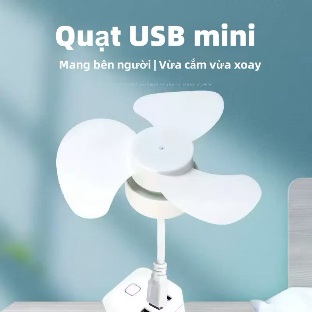 Quạt USB cắm sạc dự phòng