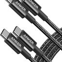 Cáp Anker C to C A8753 bọc dù cao cấp – sạc nhanh 60w - dài 1m