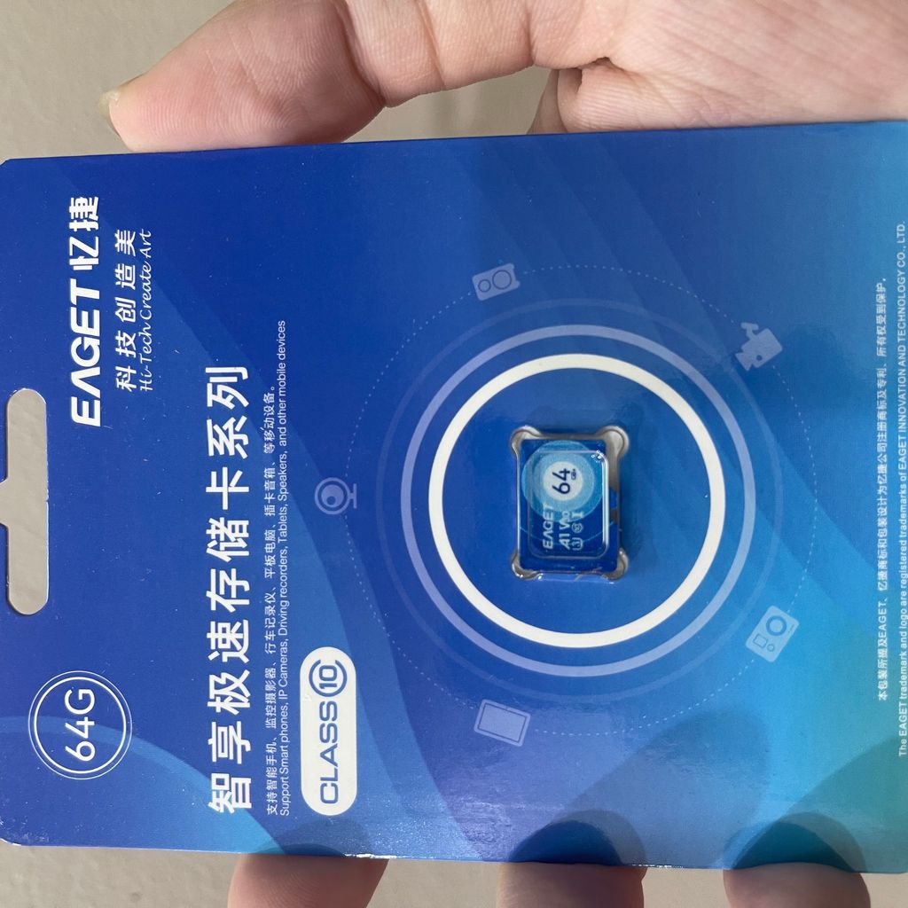 Thẻ nhớ Eaget 64 gb nội địa Trung dùng cho camera, thiết bị giám sát