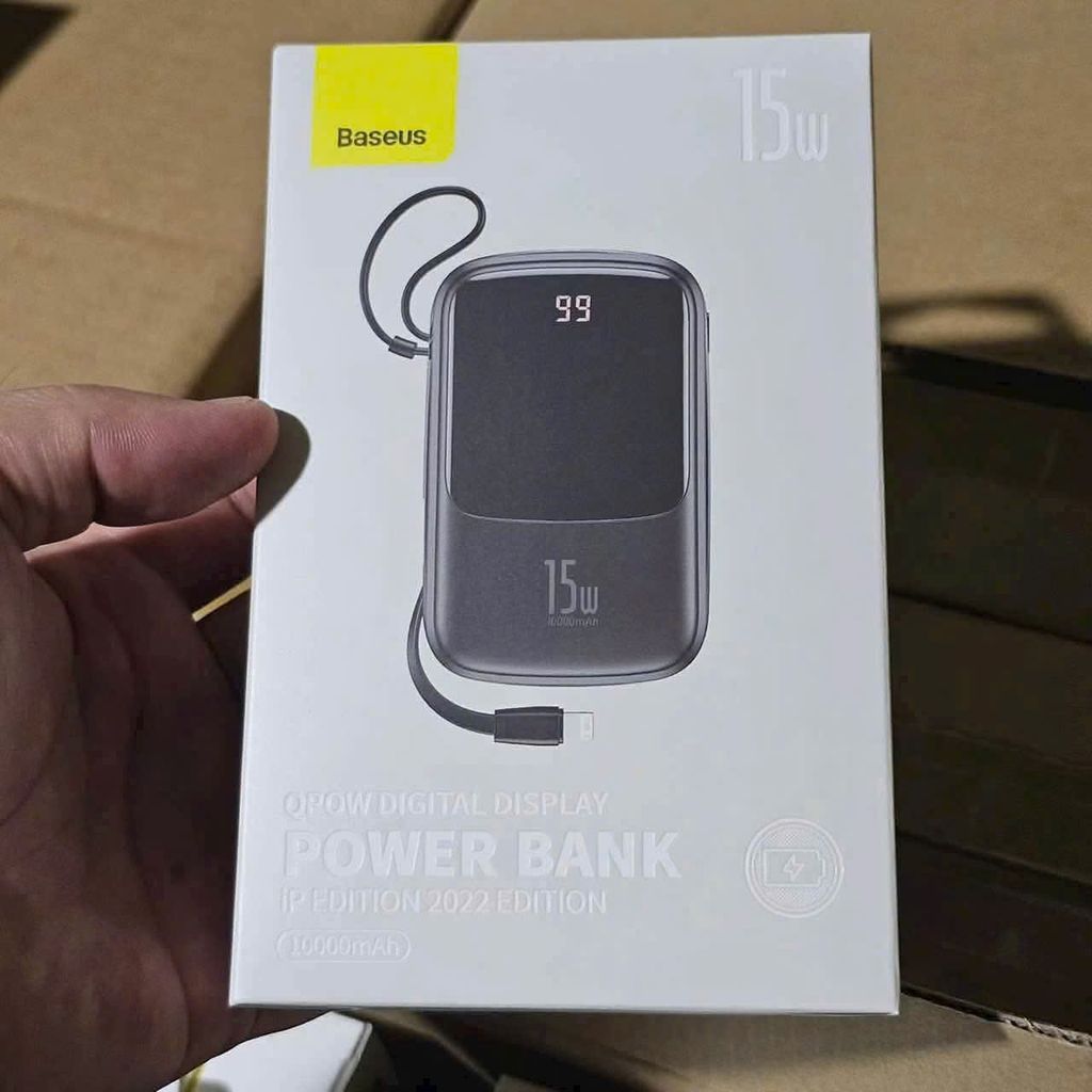 SDP Baseus 15w 10.000mah new nguyên Hộp