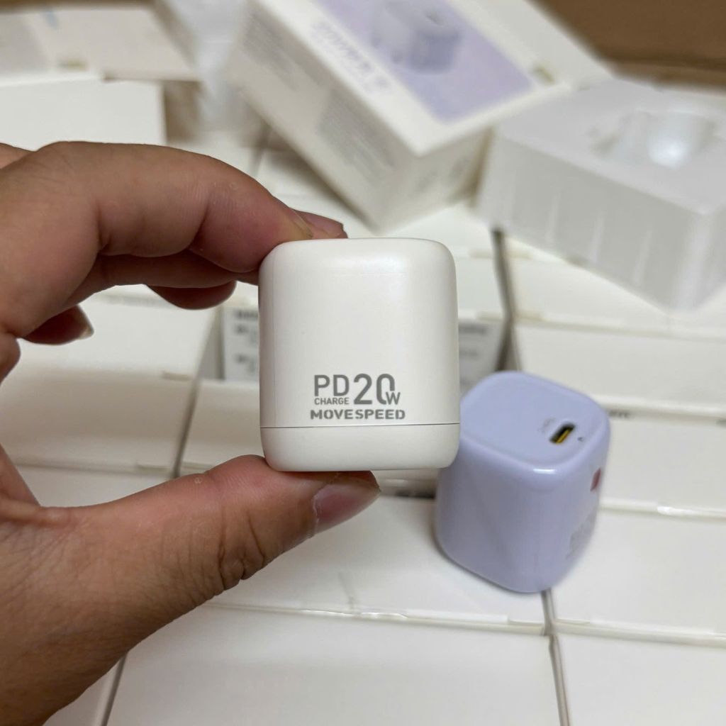 Củ sạc pd 20w mini Movespeed new Hộp