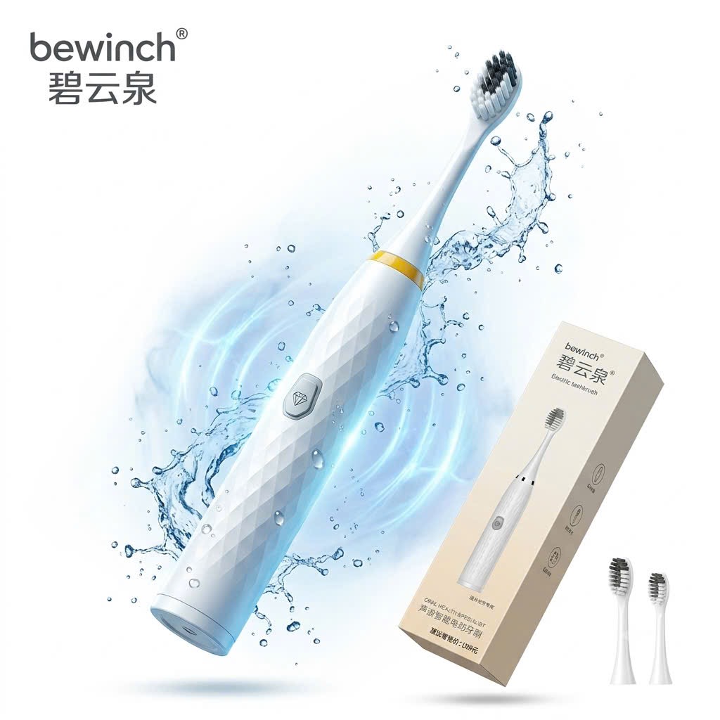 Bàn chải điện hãng BEWINCH , pin rời , chống nước IPX7