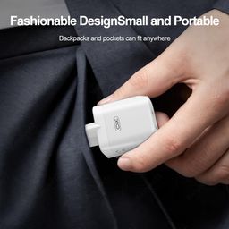 Sạc Nhanh 45W XO CE36 2 Cổng (USB-A+C), Hỗ trợ PPS,.... ( Sạc các loại điện th…