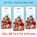 Kính Cường Lực IPhone 16 Promax, 16 Pro, 16 Plus, 15,14,13,12,11,XS Max, X, XR, XS.... XO FC9