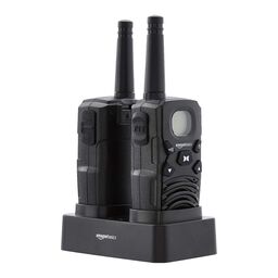 2c Bộ đàm 2 chiều Amazon Basics có bộ sạc để bàn, pin, kết nối đường dài, kèm…